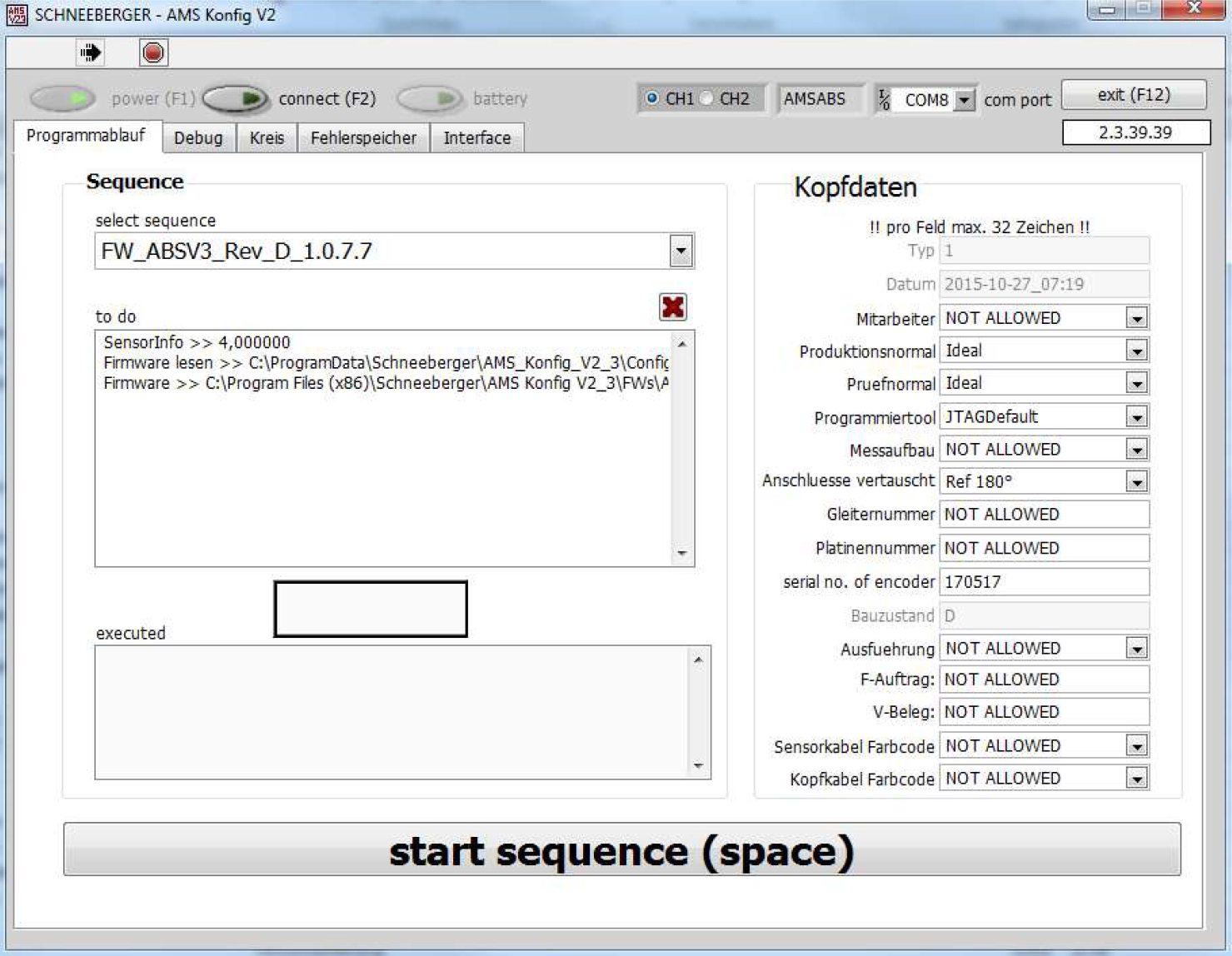 AMS Konfig 版本選擇