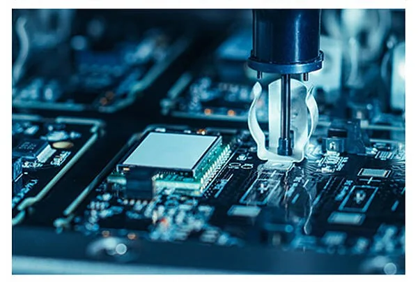 Precision linear positioning in semiconductor yellow-light cleanroom