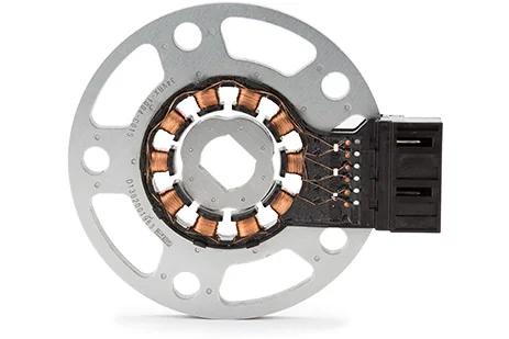 Rotary encoder with built-in miniature bearing