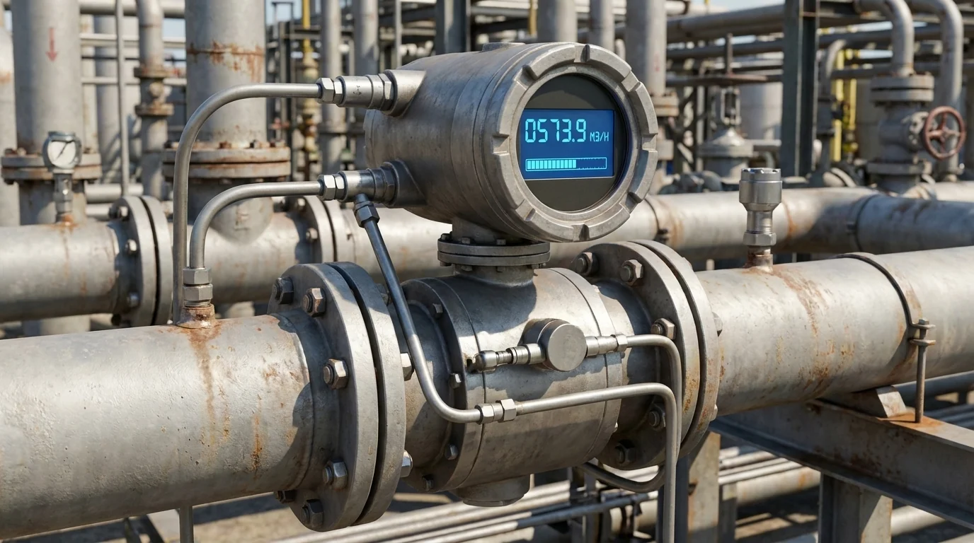 Gas flow meter turbine bearing