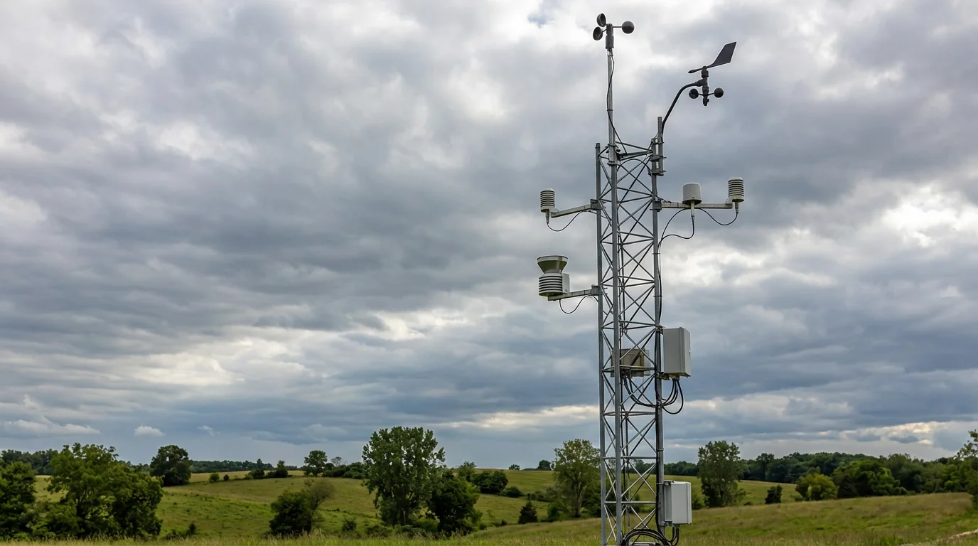 Wind speed anemometer sensor
