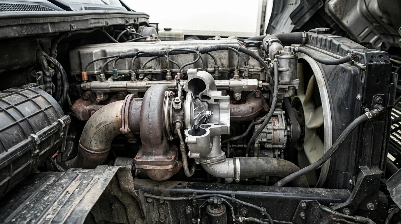 Commercial vehicle diesel turbocharger