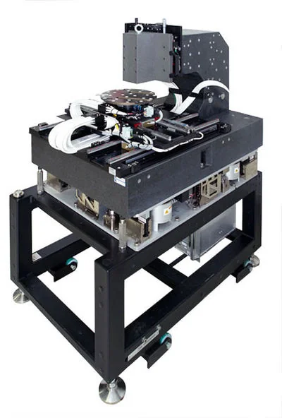 Schneeberger fully integrated XYT+Z system with controller and active isolation