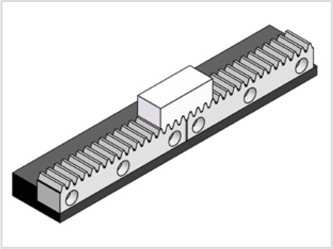 對齊下一支齒條示意圖