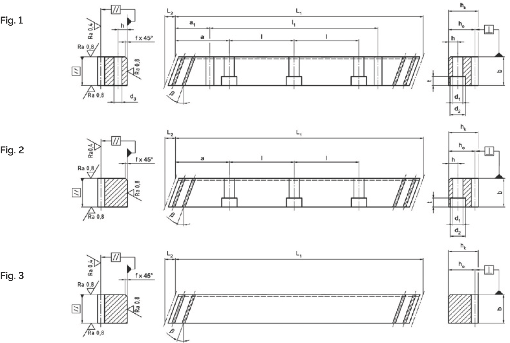 Q4 斜齒齒條尺寸圖