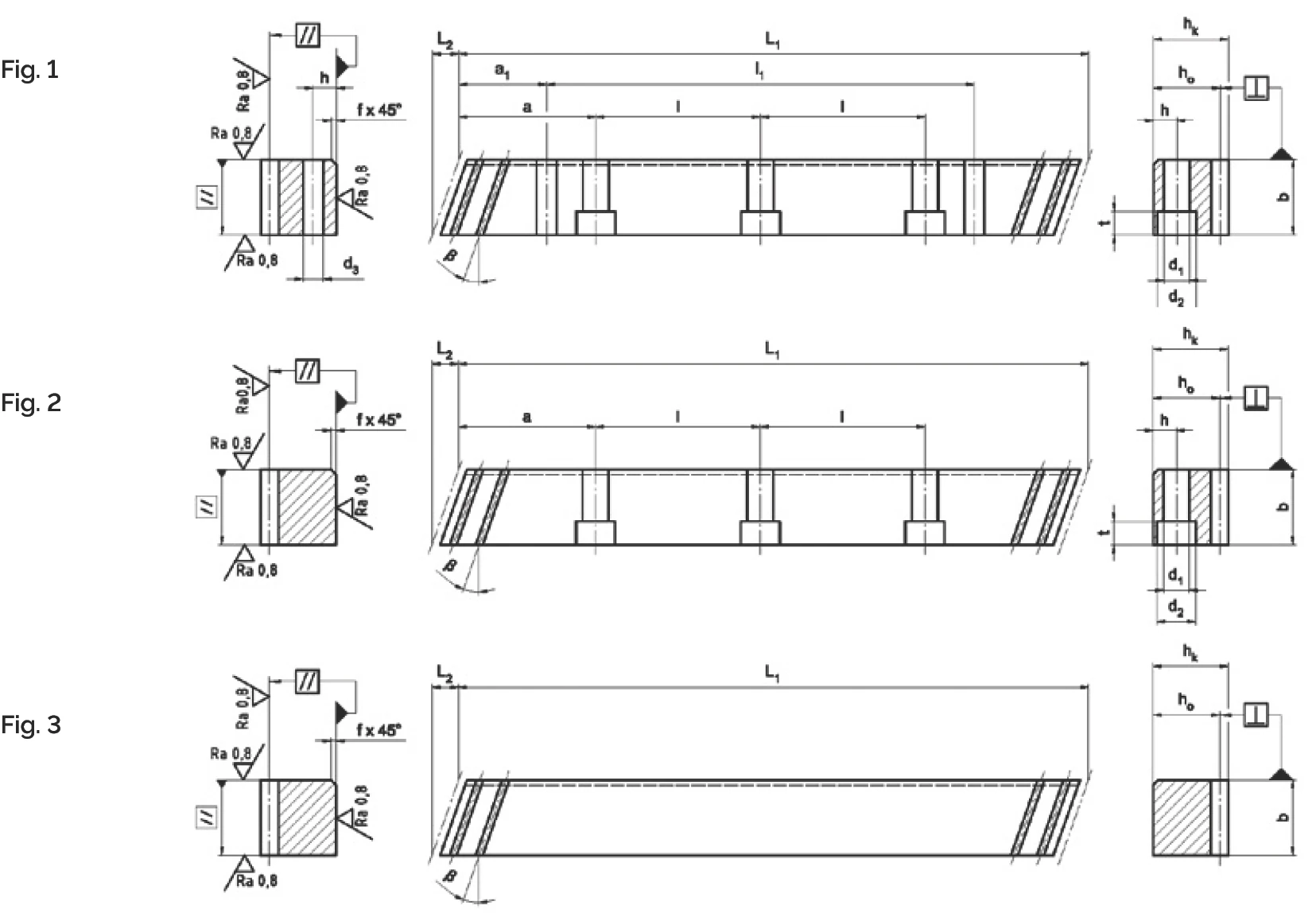 Q5 斜齒齒條尺寸圖