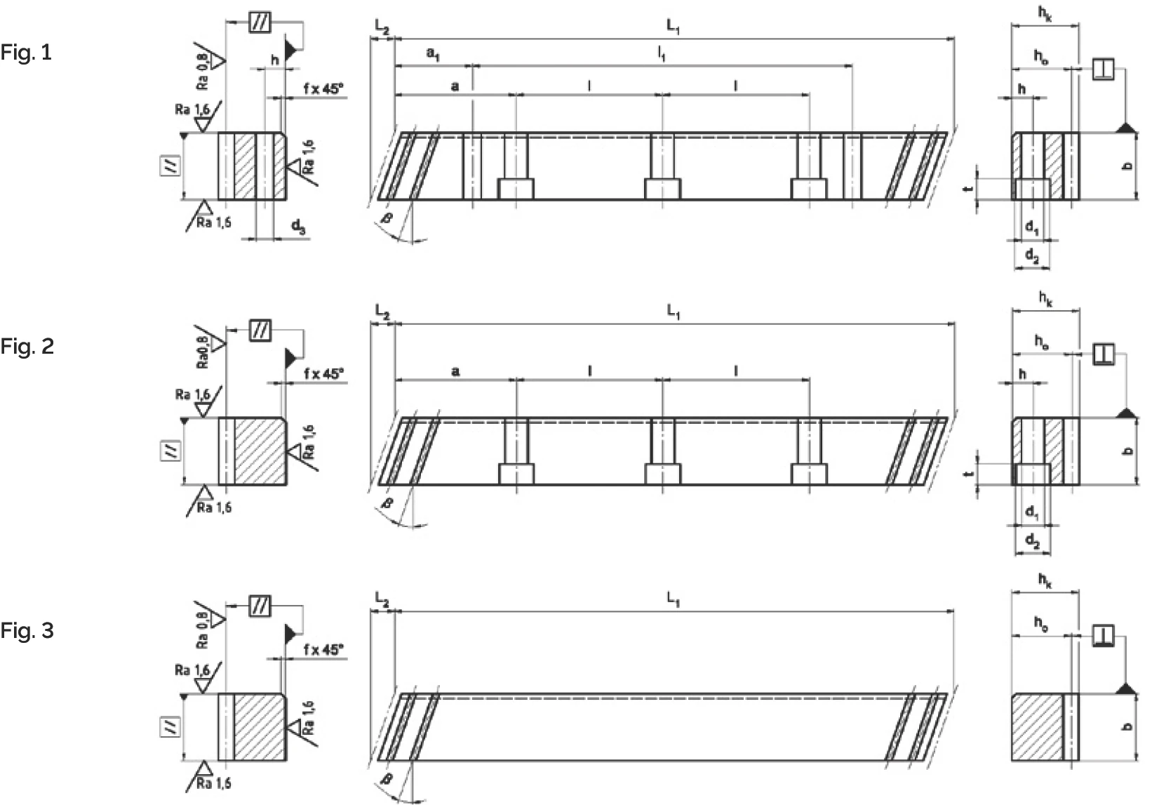 Q6 斜齒齒條尺寸圖