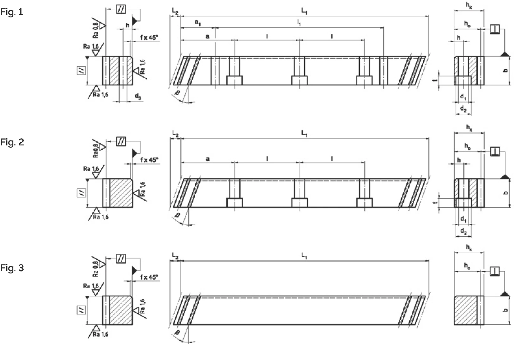 Q7 斜齒齒條尺寸圖