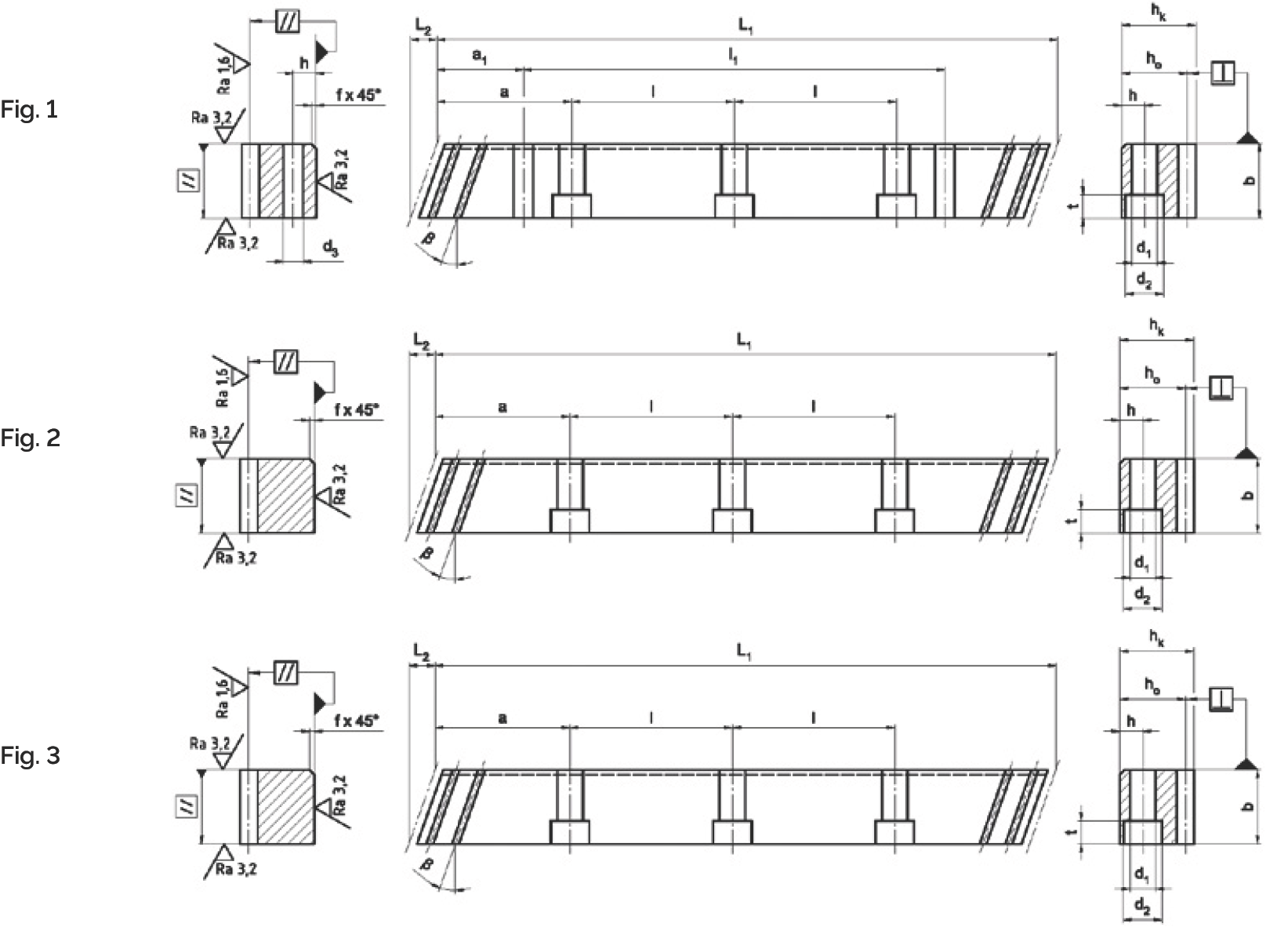 Q8 斜齒齒條尺寸圖