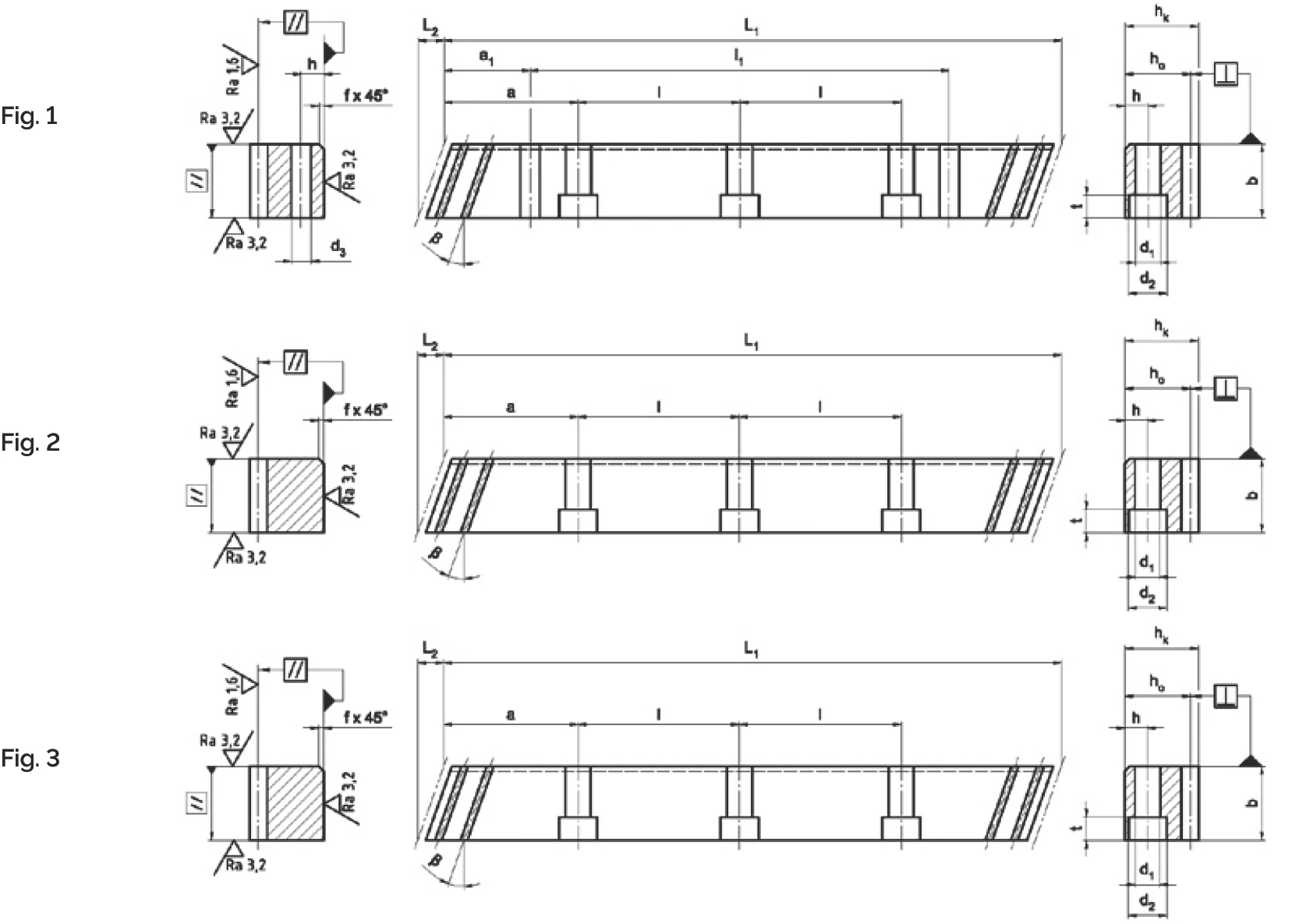 Q9 斜齒齒條尺寸圖