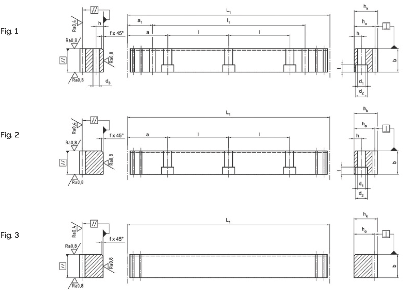 Q4 直齒齒條尺寸圖