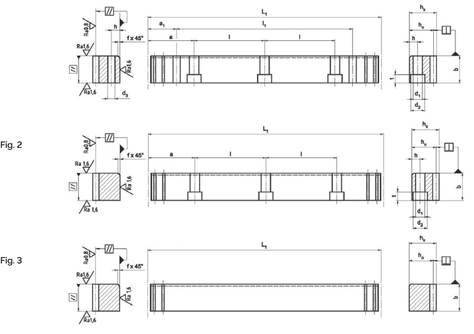 Q9 直齒齒條尺寸圖