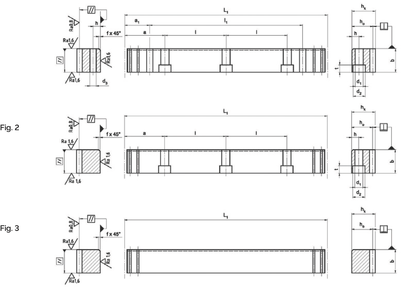 Q11 直齒齒條尺寸圖