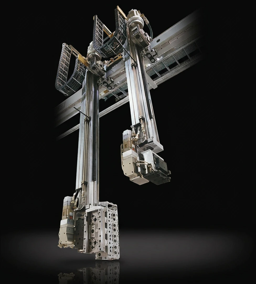 重型龙门搬运系统，搭载定制化导轨