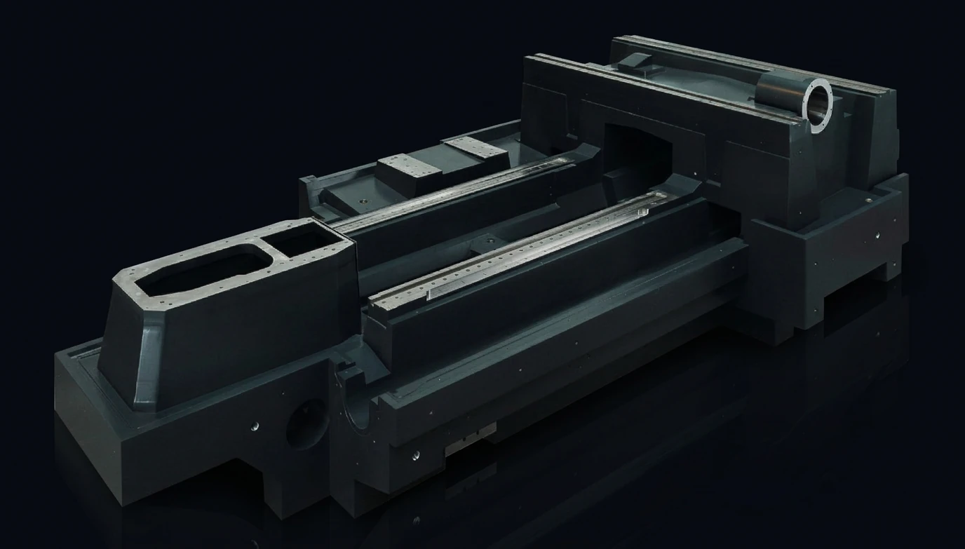 大型加工中心矿物铸件床身