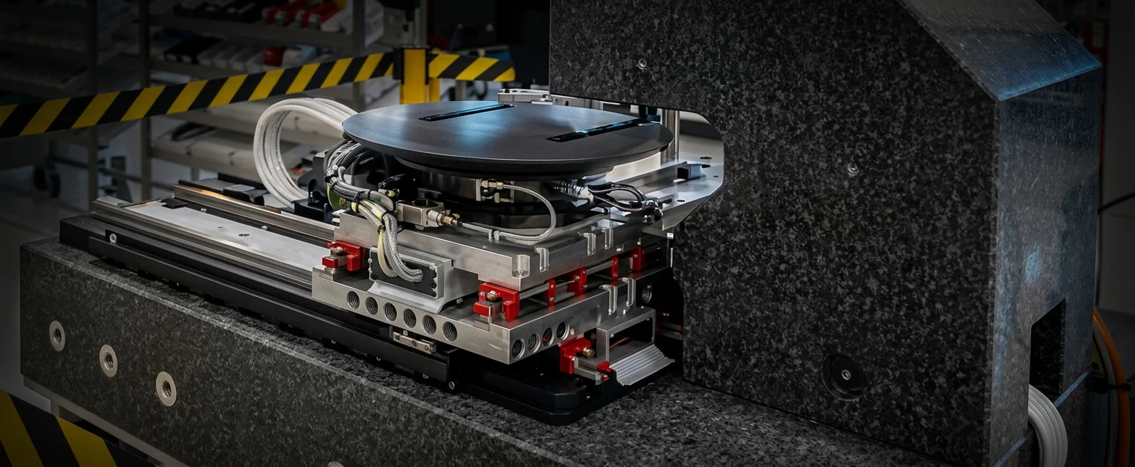 Schneeberger 矿物铸件整机组装