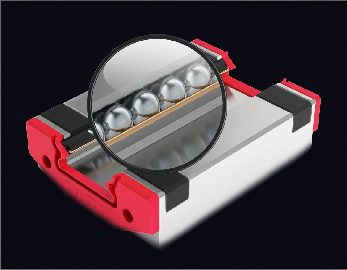 保持线固定滚珠