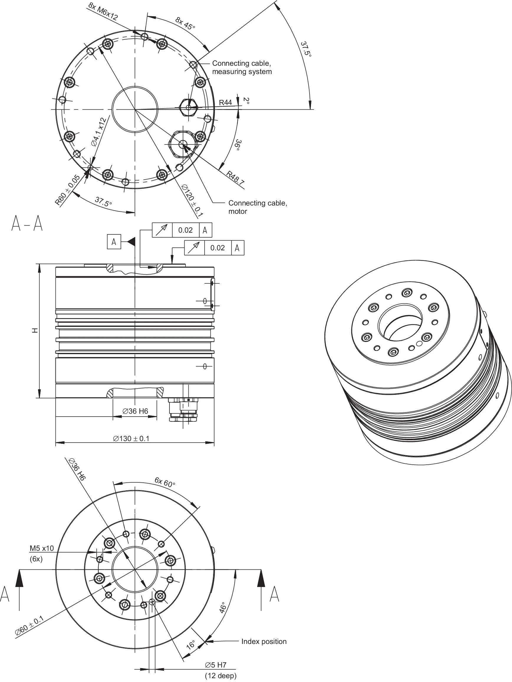 RDDS1-130x110-S-B-CA 尺寸圖