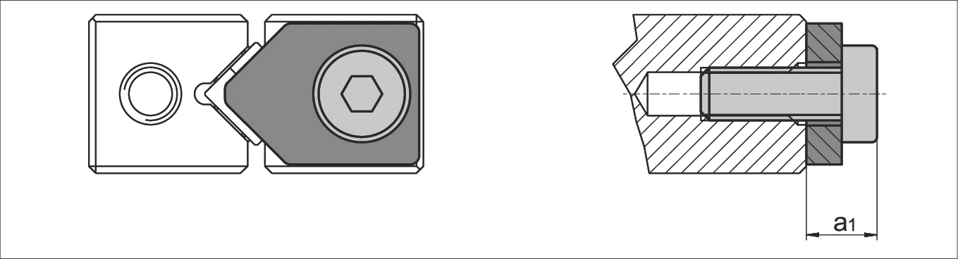 端件 GCN 4 與 GCN 6 尺寸圖