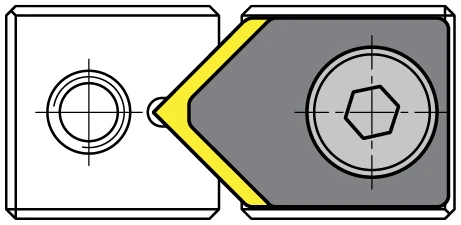 端件 GCN-A 4 與 GCN-A 6 尺寸圖
