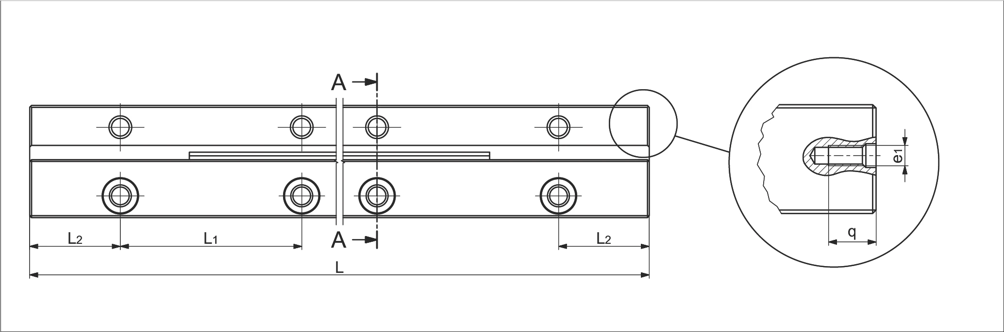 Type N/O 線性導軌