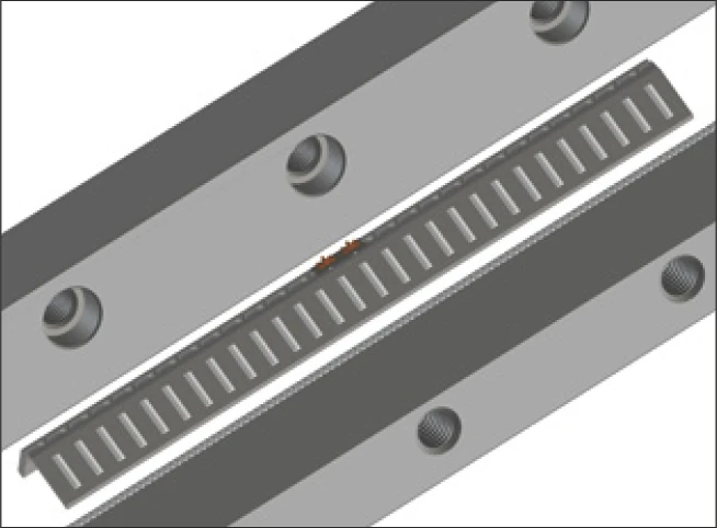 N/O 和 M/V 導軌保持架定位系統