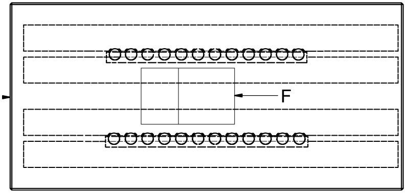 範例 3 雙導軌俯視圖