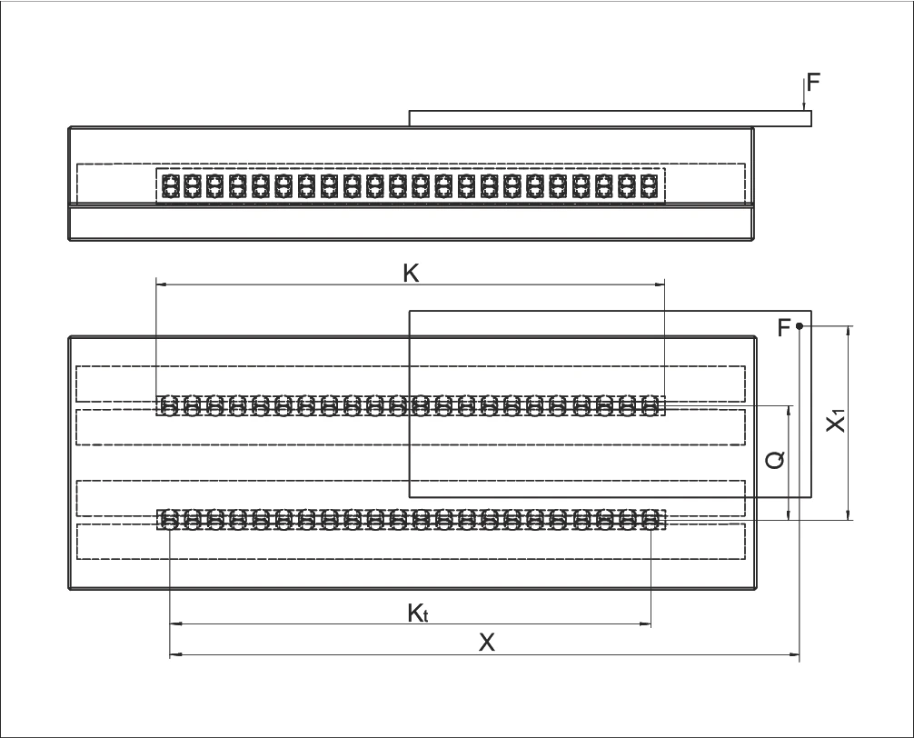 範例 6 R 12 導軌配置示意圖