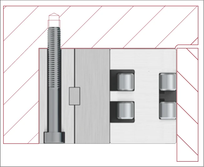 使用調整螺絲設置