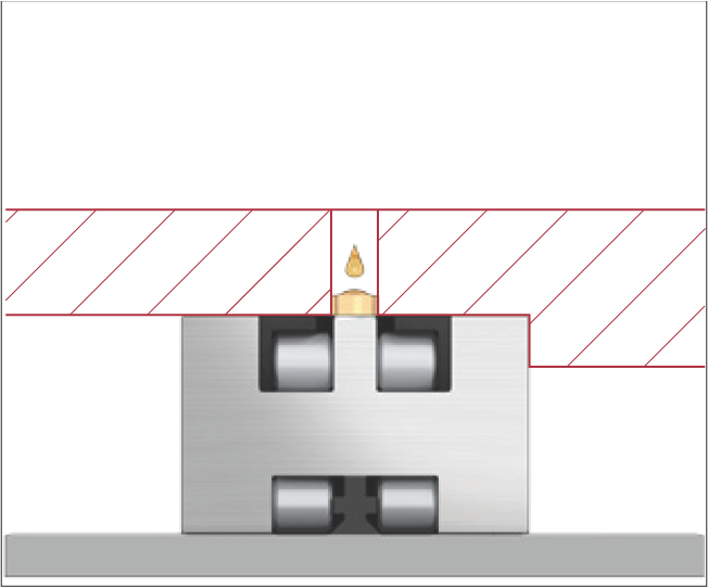 通過頂部潤滑孔供油