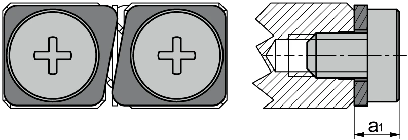 端件 GB 1 尺寸圖