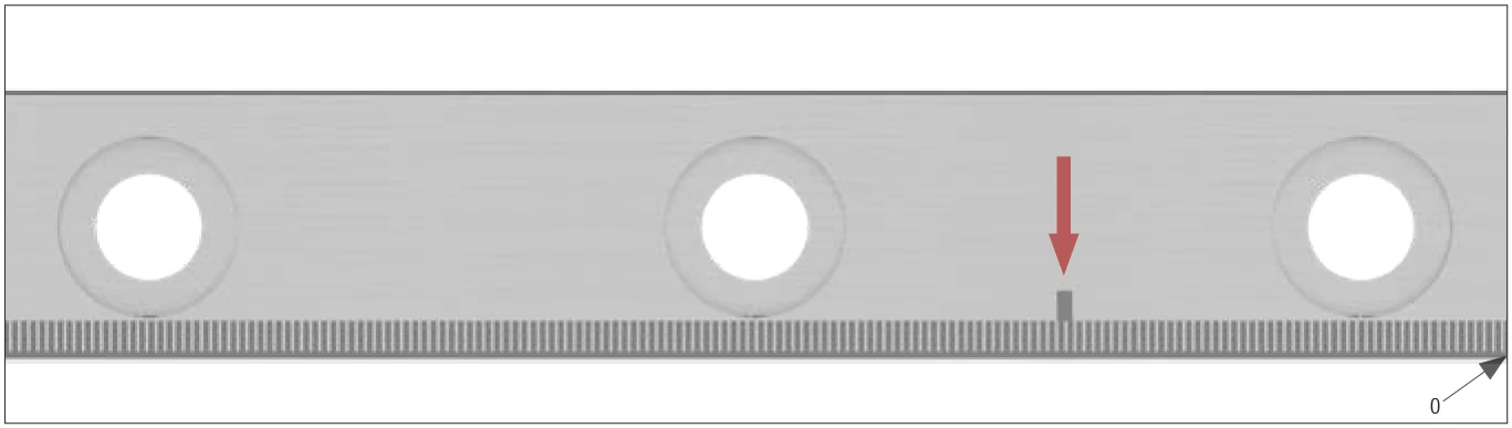 參考標記標準位置