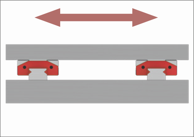 安裝選項 1：無定位面安裝示意圖