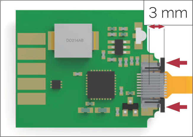 鎖定 ZIF 連接器
