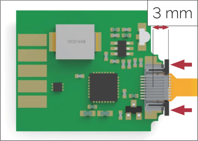 鎖定 ZIF 連接器