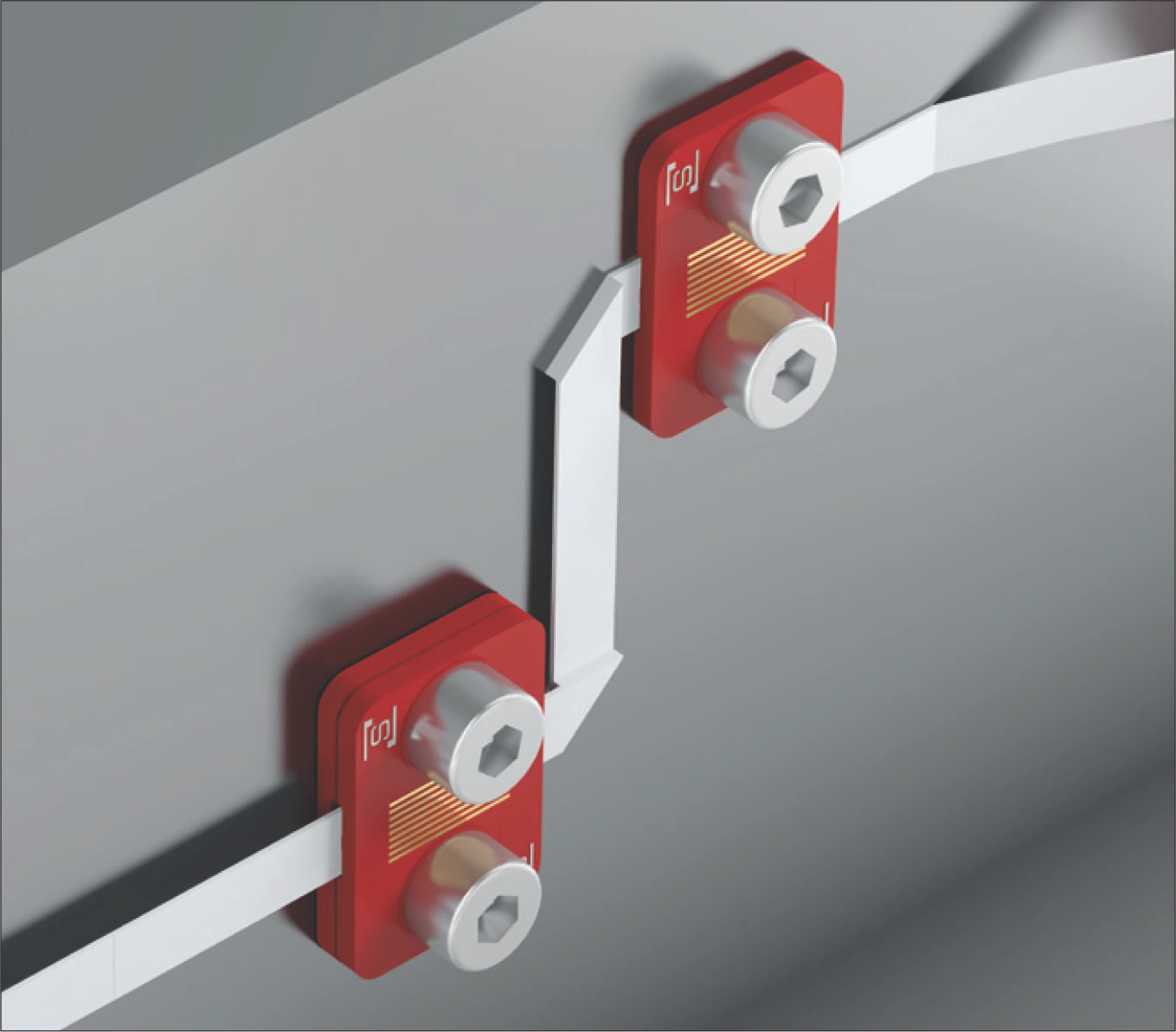 彎折的 FFC 延伸線