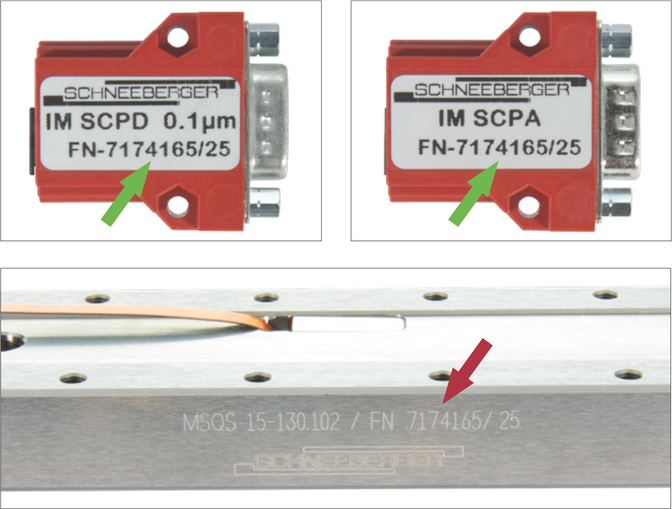 介面模組標籤上的滑塊編號