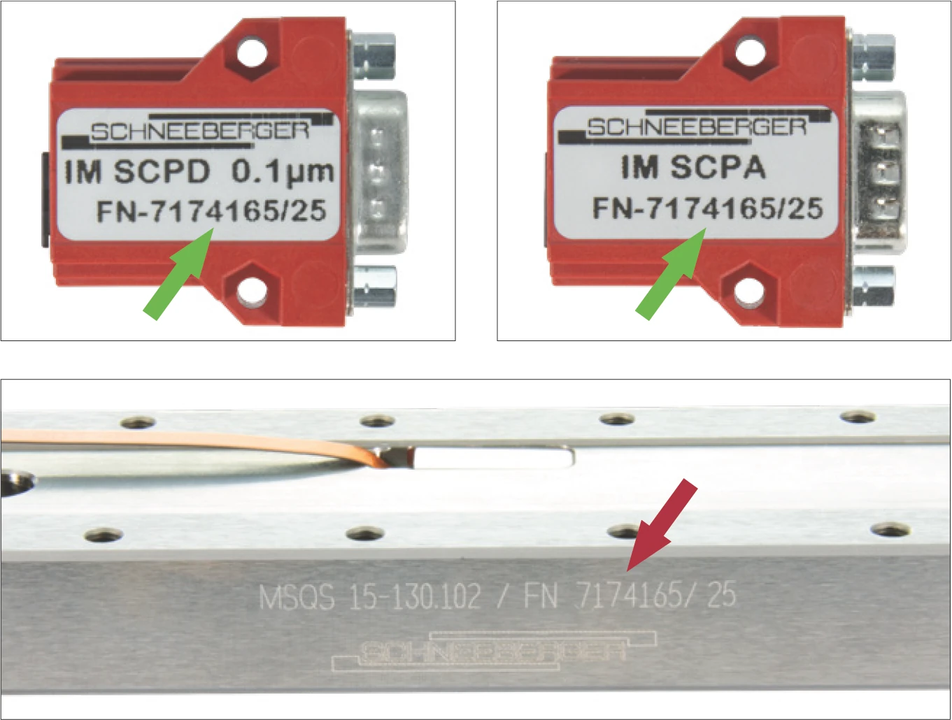 介面模組標籤上的滑塊編號