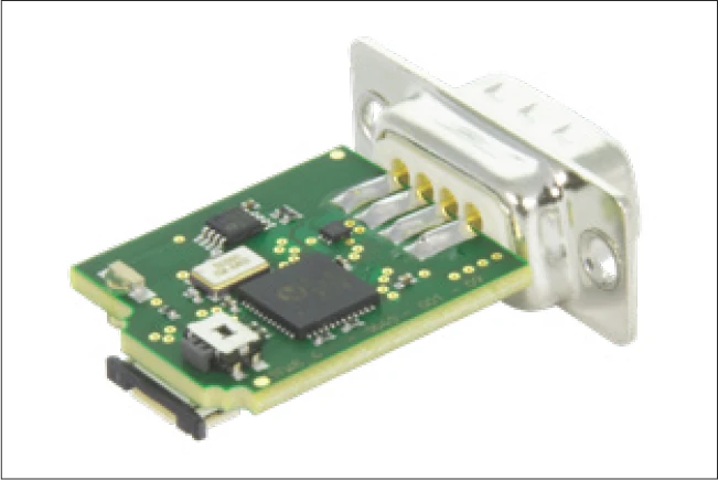 數位介面模組，無外殼（頂部視圖）