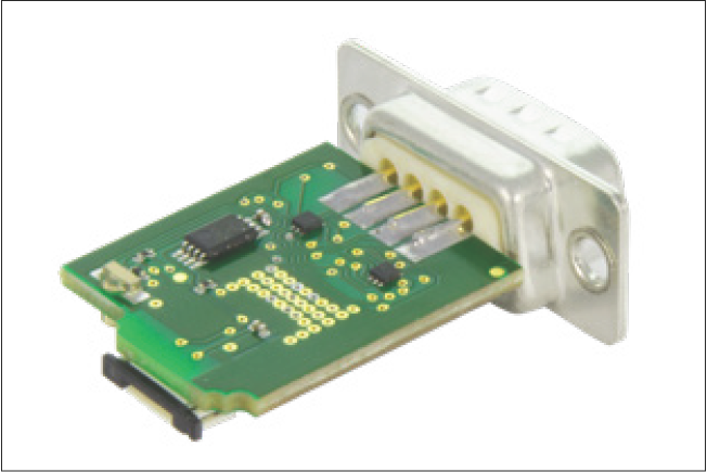 類比介面模組，無外殼（頂部視圖）