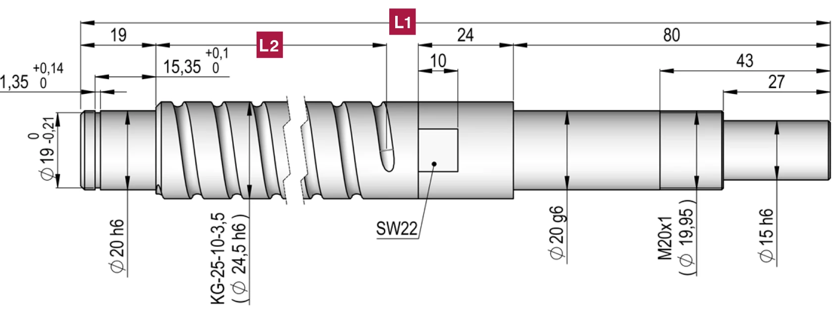 d25-l10 螺桿尺寸圖