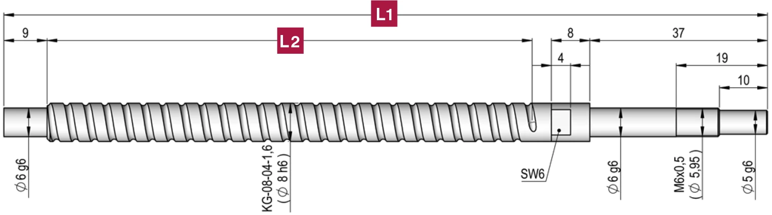 d8-l4 螺桿尺寸圖