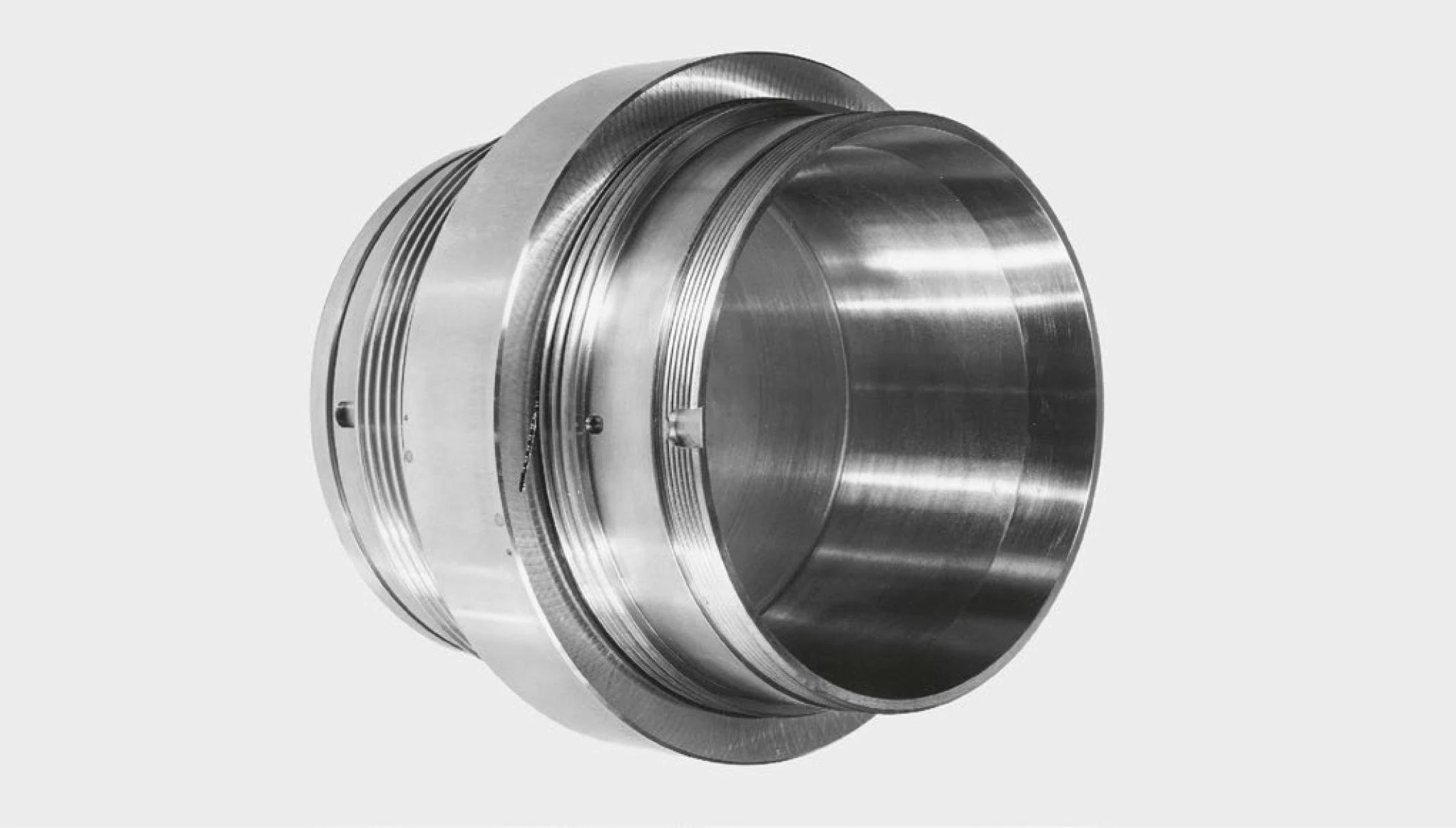 中空內孔滾珠螺桿 - 範例：370 x 20 mm