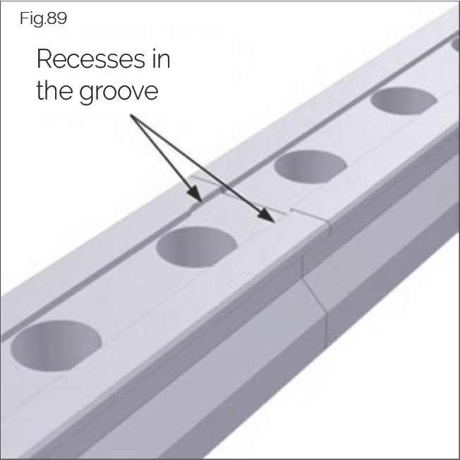 Fig.89 槽中的凹槽