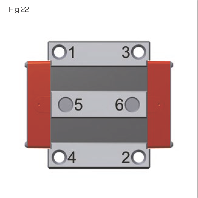 Fig.22 Screw tightening sequence