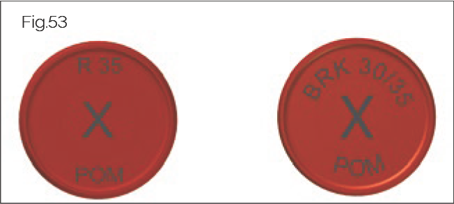 Fig.53 Plastic plugs identification