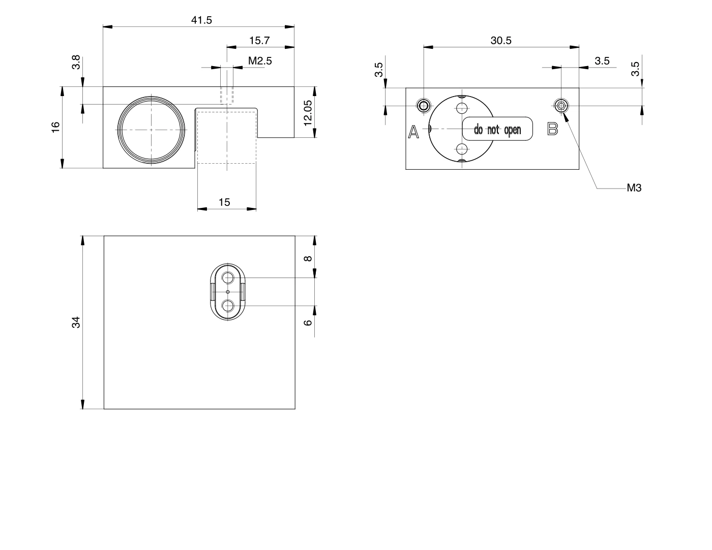 MCP1504A 尺寸圖