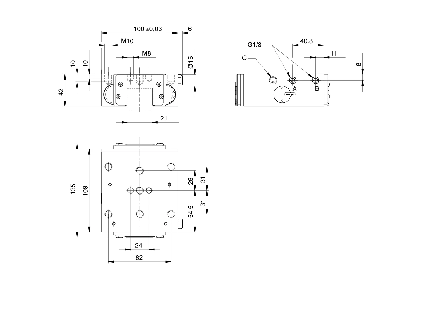 UBPS3503AS1A 尺寸圖