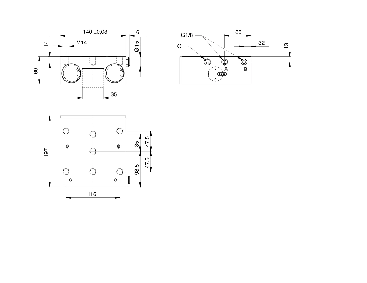 UBPS5503AS1L-LP 尺寸圖